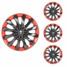 Jogo Calota Aro 13 Flap Black Red Universal + Emblema Resinado Renault Jogo Calota Aro 13 Flap Black Red Universal + Emblema Resinado Renault