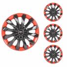 Jogo Calota Aro 13 Flap Black Red Universal + Emblema Resinado Toyota Jogo Calota Aro 13 Flap Black Red Universal + Emblema Resinado Toyota