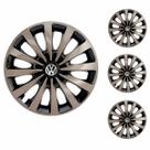 Jogo Calota Aro 13 Passat CC Gold Universal + Emblema Resinado Volkswagen Jogo Calota Aro 13 Passat CC Gold Universal + Emblema Resinado Volkswagen