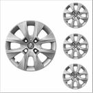Jogo Calota Aro 14 206 207 208 2015 2016 Peugeot + Emblema Resinado