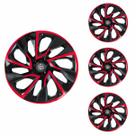 Jogo Calota Aro 14 DS4 Red Cup Universal + Emblema Resinado Citroen