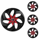 Jogo Calota Aro 14 Evolution Black Red Universal