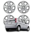 Jogo Calota Aro 14 Ford Fiesta Sedan/ Hatch 2008-2012 Cubo Baixo Prata Jogo Calota Aro 14 Ford Fiesta Sedan/ Hatch 2008-
