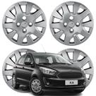 Jogo Calota Aro 14 Ford KA 2019-2020 Cubo Baixo Prata 343CB-PTA-U Jogo Calota Aro 14 Ford KA 2019-2020 Cubo Baixo Prata 343CB-PTA-U