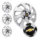 Jogo Calota Aro 14 Gm Chevrolet Onix Prisma 4 Furos / Parafusado