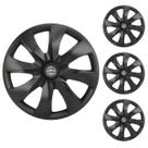 Jogo Calota Aro 14 Prime Fosc Black Universal + Emblema Resinado Citroen Jogo Calota Aro 14 Prime Fosc Black Universal + Emblema Resinado Citroen