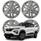 Jogo Calota Aro 14 Renault Kwid Outsider Fixação por Pressão Grafite 880AR-GFT-U Jogo Calota Aro 14 Renault Kwid Outsider Fixação por Pressão Grafite 880AR-GFT-U