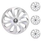 Jogo Calota Aro 14 Velox Silver Universal + Emblema Resinado Renault