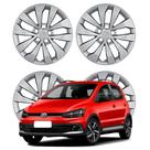 Jogo Calota Aro 15" VW Fox 2015 Cubo Padrão Prata Jogo Calota Aro 15" VW Fox 2015 Cubo Padrão Prata