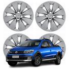 Jogo Calota Aro 15" VW Saveiro 2017/2018 Cubo Padrão Prata 248CP-PTA-U Jogo Calota Aro 15" VW Saveiro 2017/2018 Cubo Padrão Prata 248CP-PTA-U