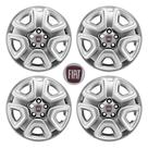 Jogo Calota Aro 16 Nova Fiat Toro 2021 2022 Emblema Vermelho