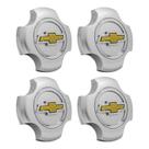 Jogo Calota Central Chevrolet Montana Sport Prata boton Dour