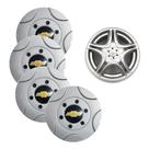 Jogo Calota Central Miolo Tampa De Roda Gm Chevrolet Astra Sport 2002 Aro15