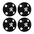 Jogo Calota Central New Cap Peugeot 206 207 208 307 306 Preto Jogo Calota Central New Cap Peugeot 206 207 208 307 306 Preto