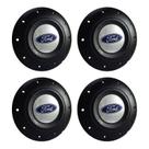 Jogo Calota Central Roda de Ferro Ford Emblema Prata Modelo Jogo Calota Central Roda de Ferro Ford Emblema Prata Modelo