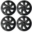 Jogo calota esportiva aro 13 spider preto fosco clio logan
