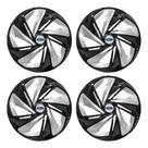 Jogo Calota Esportiva Aro 14 Nitro Black Silver Ford Prata Jogo Calota Esportiva Aro 14 Nitro Black Silver Ford Prata