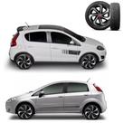 Jogo Calota Fiat Nova Strada 2021 Aro 15 C/ Emblema
