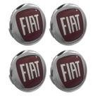 Jogo Calota Meio Miolo Centro Roda Fiat Toro Freemont 60mm
