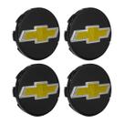 Jogo Calota Meio Roda Vectra Elite Captiva Zk Zunky Big Gm Agile Montana Preta 55mm