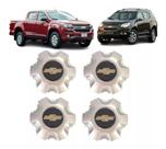 Jogo Calota Miolo Roda S10 Trailblazer 2017 18 19 2020 Prata