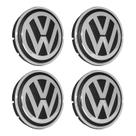 Jogo Calota Miolo Tampa Roda Vw Original Gol G6 G5 Fox -56mm