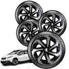 Jogo Calota Spider Elitte Aro 14 Peugeot 206 207 306 307