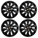 Jogo Calota Sport Street 14 Preta Fosca Celta Corsa Prisma