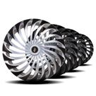 Jogo Calota Twister Aro 15 Silver Black