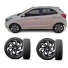 Jogo Calotas Aro 14 Spider Ford Ka Focus Courier Escort 4pç