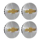 Jogo Calotinha 58mm Centro de Roda GM Onix Cruze Agile Cobalt