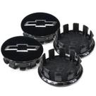 Jogo Calotinha Preta Miolo Central Roda Liga Leve Acessorios Onix 1.0,turbo,premier tracker Kit1976