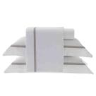 Jogo Cama 4 Peças Queen Bordado Dubai Branco/Fend Kacyumara Jogo Cama 4 Peças Queen Bordado Dubai Branco/Fend Kacyumara