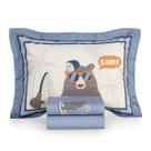 Jogo Cama Casal 200 Fios Karsten Surf Azul