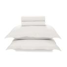 Jogo Cama Casal 4 Pcs Algodão 200 Fios Tom Branco Karsten