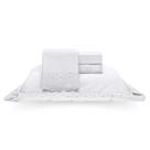 Jogo Cama King 300 Fios Buettner Renda Luisa Branco Jogo Cama King 300 Fios Buettner Renda Luisa Branco