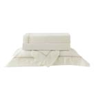 Jogo Cama King Bordado Nuance Off White/Fend Degradee Kacyumara