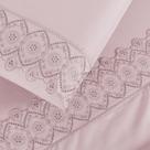 Jogo Cama king Cherry Bordado Inglês 4pç 100% Poliéster - Rosa Jogo Cama king Cherry Bordado Inglês 4pç 100% Poliéster - Rosa