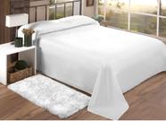 Jogo Cama King Premium Plus 100%Algodão Branco liso Admirare