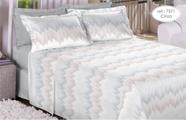 Jogo Cama King Size Tresor 4 Peças Percal 300 Fios Estamparia 7571