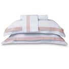 Jogo Cama Lençol Casal 300 Fios Naturalle St Germain Rosa