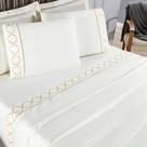 Jogo Cama Lençol Santoro Queen Micropercal 300 Fios 4 Peças - Palha Jogo Cama Lençol Santoro Queen Micropercal 300 Fios 4 Peças - Palha