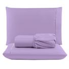 Jogo Cama Lençol Unique Casal Padrão Micro Percal 400 Fios Ponto Palito 3 Peças - Lilás Jogo Cama Lençol Unique Casal Padrão Micro Percal 400 Fios Ponto Palito 3 Peças - Lilás