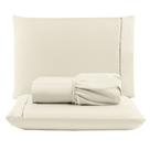 Jogo Cama Lençol Unique Casal Padrão Micro Percal 400 Fios Ponto Palito 3 Peças - Palha Jogo Cama Lençol Unique Casal Padrão Micro Percal 400 Fios Ponto Palito 3 Peças - Palha