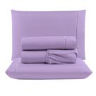 Jogo Cama Lençol Unique Casal Padrão Micro Percal 400 Fios Ponto Palito 4 Peças - Lilás Jogo Cama Lençol Unique Casal Padrão Micro Percal 400 Fios Ponto Palito 4 Peças - Lilás