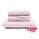 Jogo Cama Lençol Unique Solteiro 400 Fios Ponto Palito 3 Peças - Rosa Jogo Cama Lençol Unique Solteiro 400 Fios Ponto Palito 3 Peças - Rosa