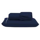 Jogo Cama Lençol Unique Solteiro Micro Percal 400 Fios Ponto Palito 2 Peças - Azul Marinho Jogo Cama Lençol Unique Solteiro Micro Percal 400 Fios Ponto Palito 2 Peças - Azul Marinho