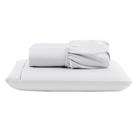 Jogo Cama Lençol Unique Solteiro Micro Percal 400 Fios Ponto Palito 2 Peças - Branco Jogo Cama Lençol Unique Solteiro Micro Percal 400 Fios Ponto Palito 2 Peças - Branco