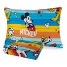 Jogo Cama Mickey Disney 3Pçs Microfibra Estampado 140x220