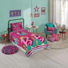 Jogo Cama Microfibra Solteiro Barbie Reinos Magicos 140x220 Lepper